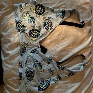 Me Undies large bra sea turtle pattern